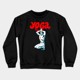 Yoga | Silver | Marvelous | Surfer | Beach | Meditation | Fanart | Fan art Crewneck Sweatshirt